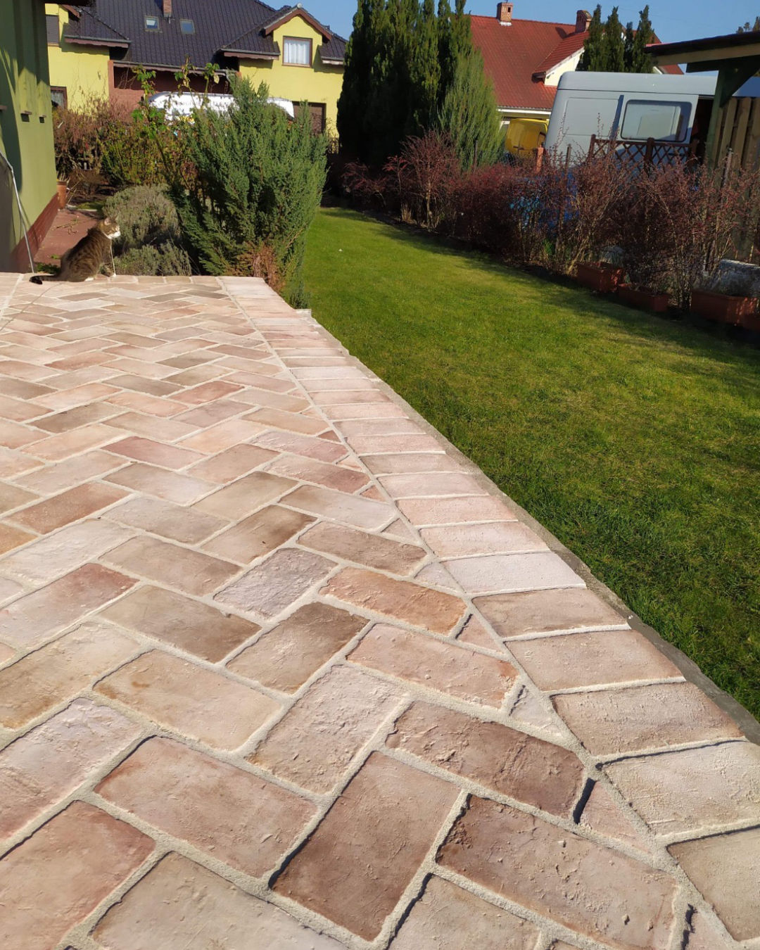 Cegła na podłogę, taras z cegły — RAW Skalny